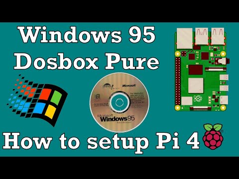 Windows 95 setup Raspberry Pi 4 Dosbox Pure. Lakka Retroarch.