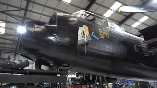 Video 237 Restoration of Lancaster NX611 Year 7.French fuselage nose fitted to NX611