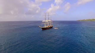 Multi-million Vintage Sailing Ships & Sailboats from Eagle Eye | Drone Footage | Free Stock Videos