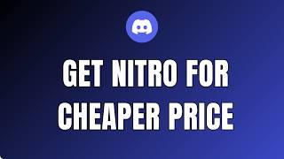 How To Get Discord Nitro for Cheaper 2026 ! How To Get Discord Nitro for Cheaper 2026 !