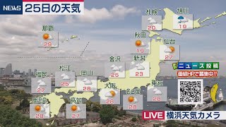５月25日の天気
