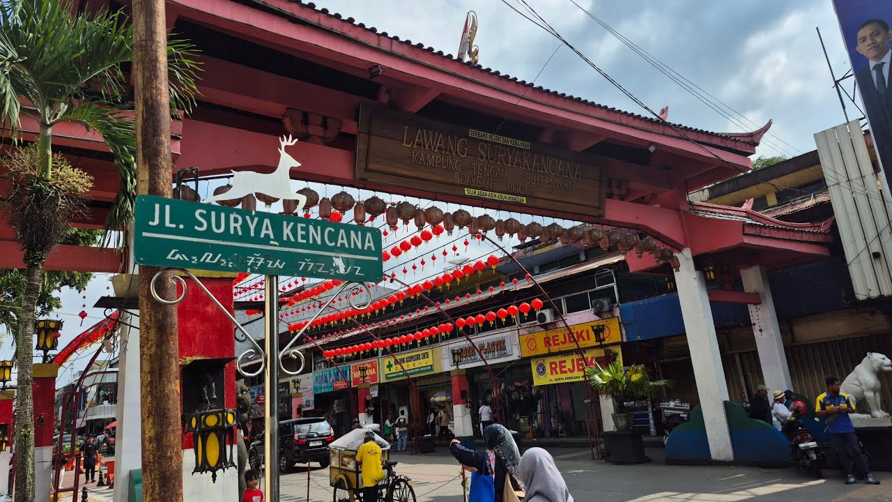 Surya Kencana Bogor IMLEK 2026 ada Lampion MERAH bagus jalan² pertama kali kulineran #surken #bogor 