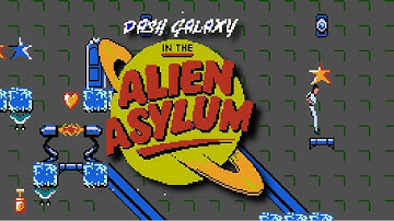 Dash Galaxy in the Alien Asylum (NES) Playthrough longplay video game