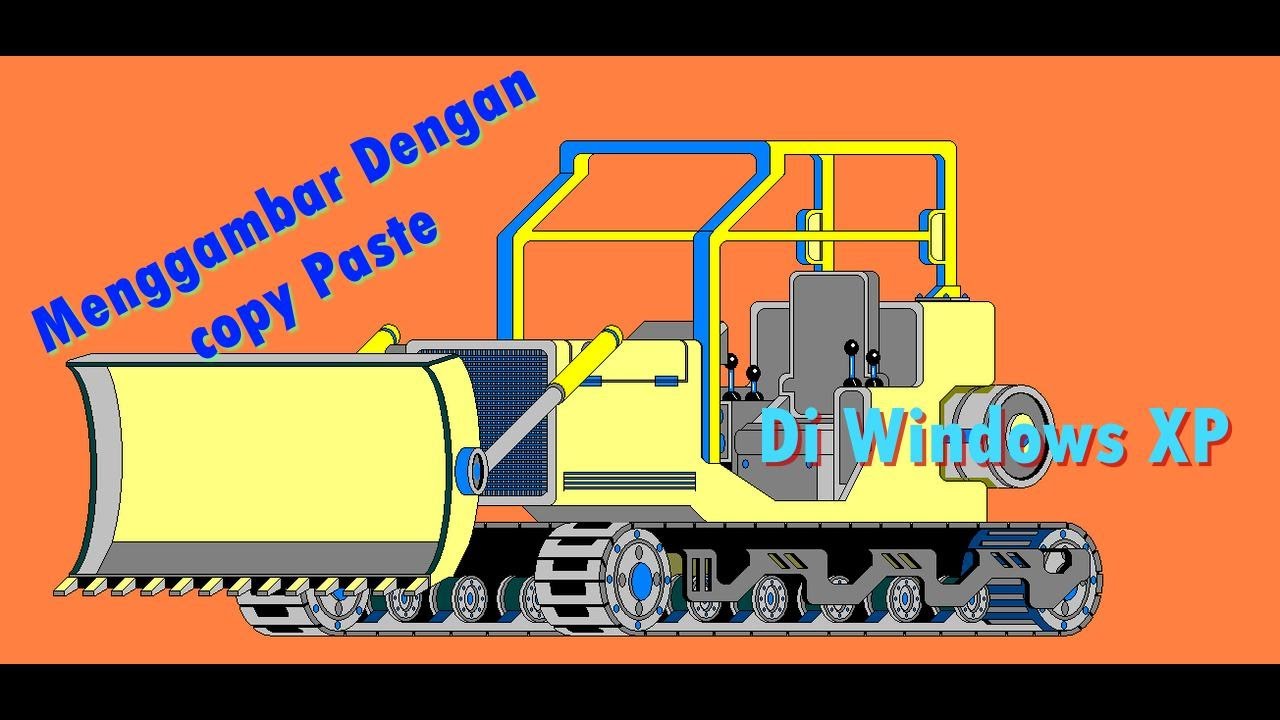 Paint Windows Xp Menggambar Dengan Copy Paste - YouTube