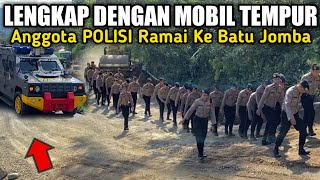 Complete with Combat Cars‼️Police troops flock to Batu Jomba