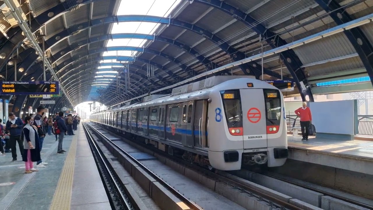 Delhi metro Uttam nagar metro station Blue line metro delhimetro 