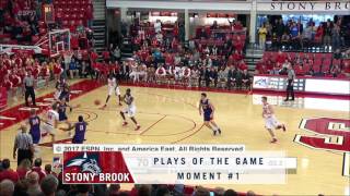 Stony Brook Men's Basketball vs. Albany - Top 3 Plays