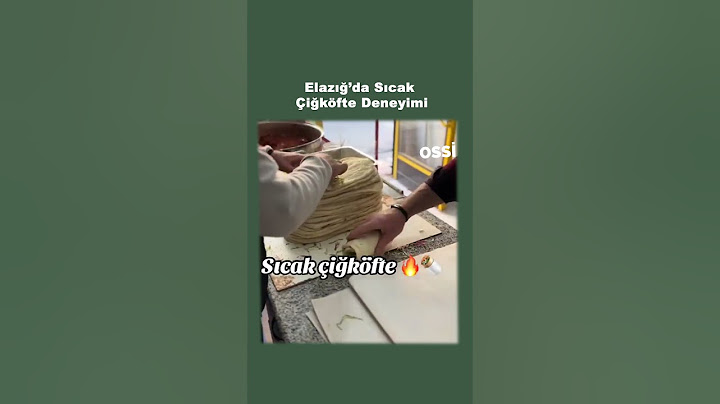 Elazığ’da İşletme Çiğköfteyi Sıcak Servis Etmeye Başladı 🔥