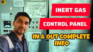 Inert gas system control panel in CCR