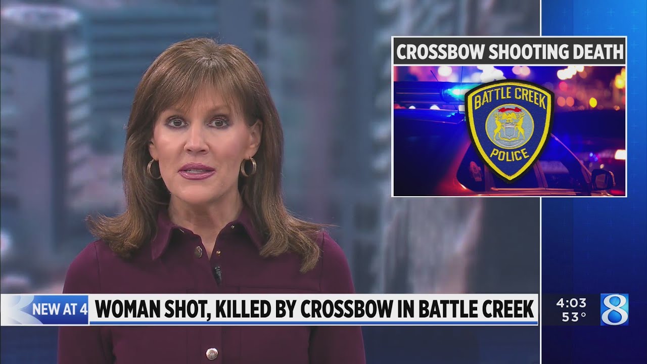 Suspect arrested after woman killed with crossbow