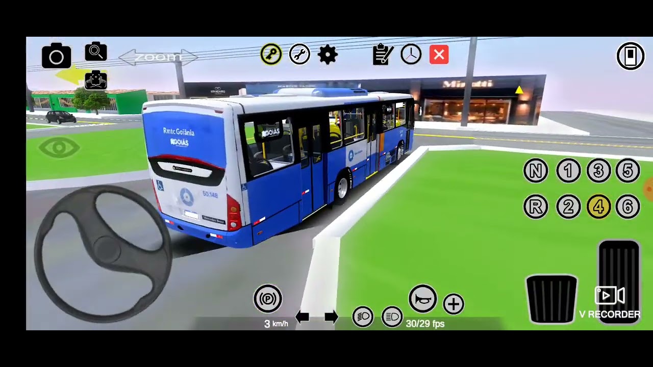 Dirigindo Marcopolo Torino S Goiânia Fora de operação mapa Goiânia bus proton Bus Simulator 