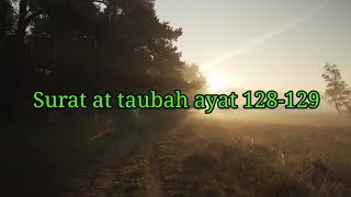 Surat at'taubah ayat 128-129-Arab Latin