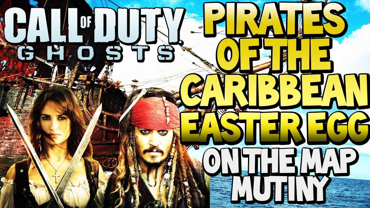 COD GHOSTS "PIRATES OF THE CARIBBEAN" Movie Easter Egg on MUTINY! | Chaos
