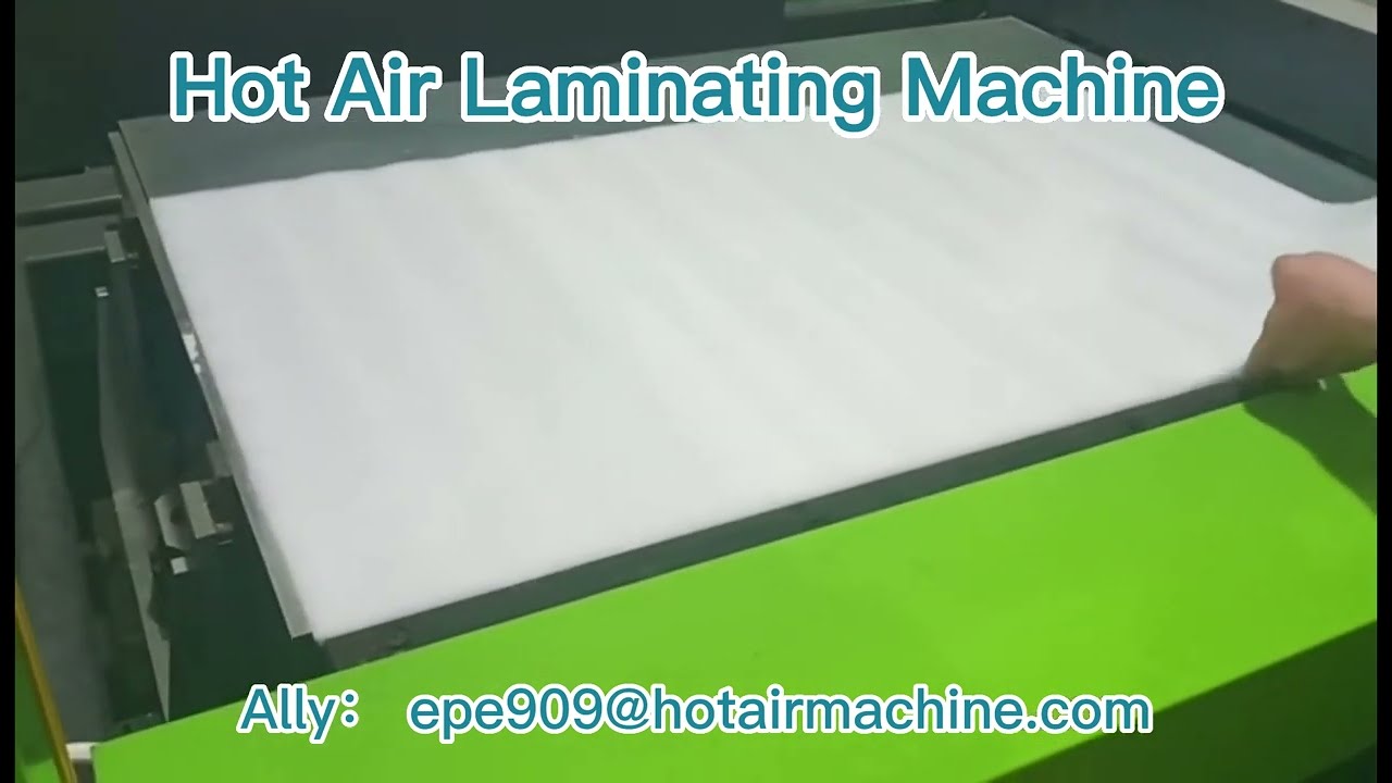 Hot Air Laminating Machine EPE Foam Laminator QB Customizable Foam