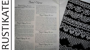 Needle Tatting – Converting Shuttle Tatting Patterns to Needle Tatting by RustiKate