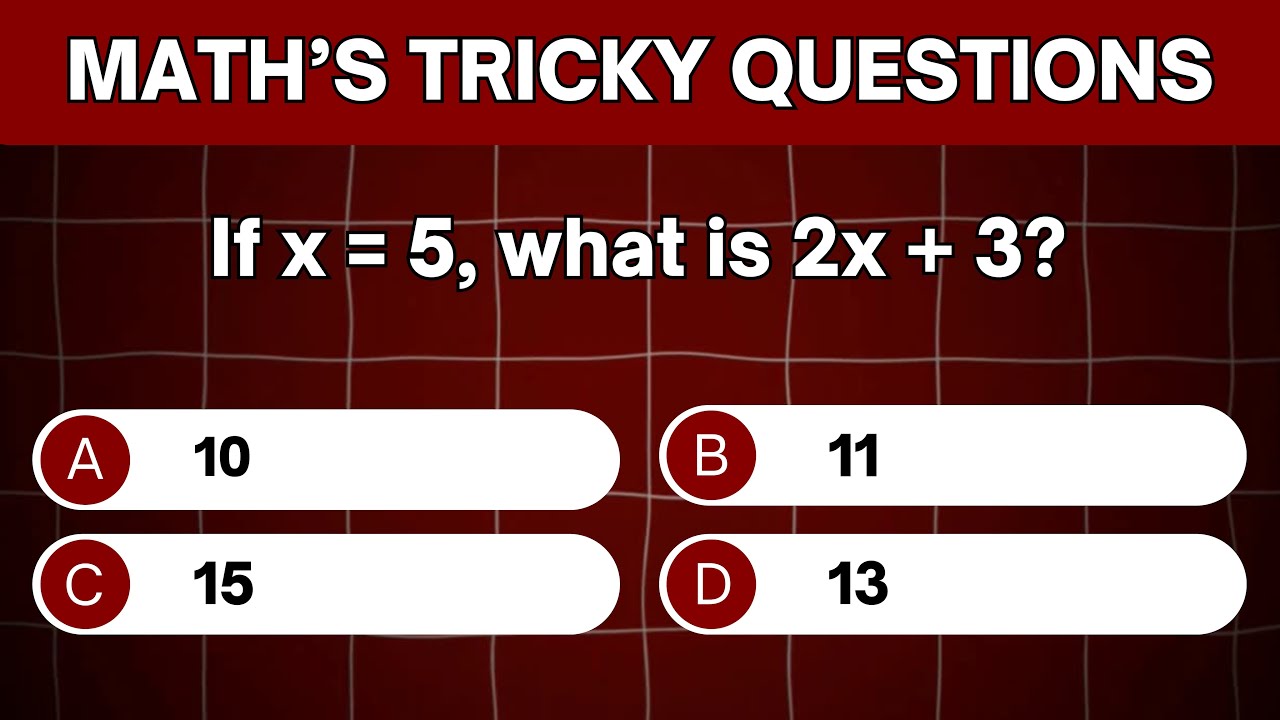 Тест по основам математики — сможете ли вы набрать 100%?