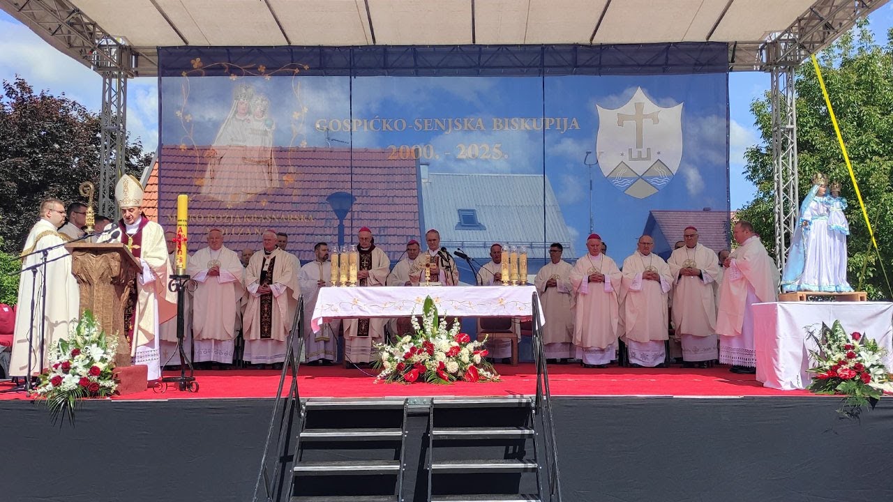 Gospić: Svečana proslava 25. obljetnice osnutka Gospićko-senjske biskupije