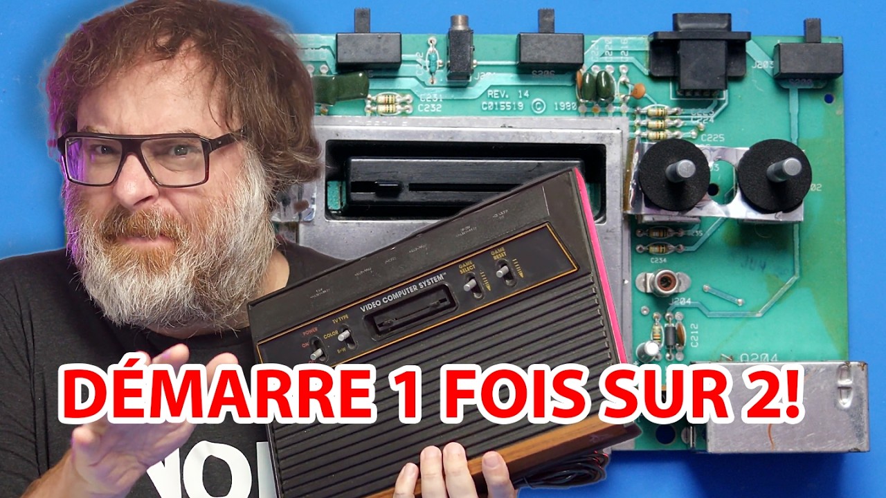 Cette Atari 2600 démarrait seulement une fois sur deux! - BRICOLER C'EST SÉRIEUX