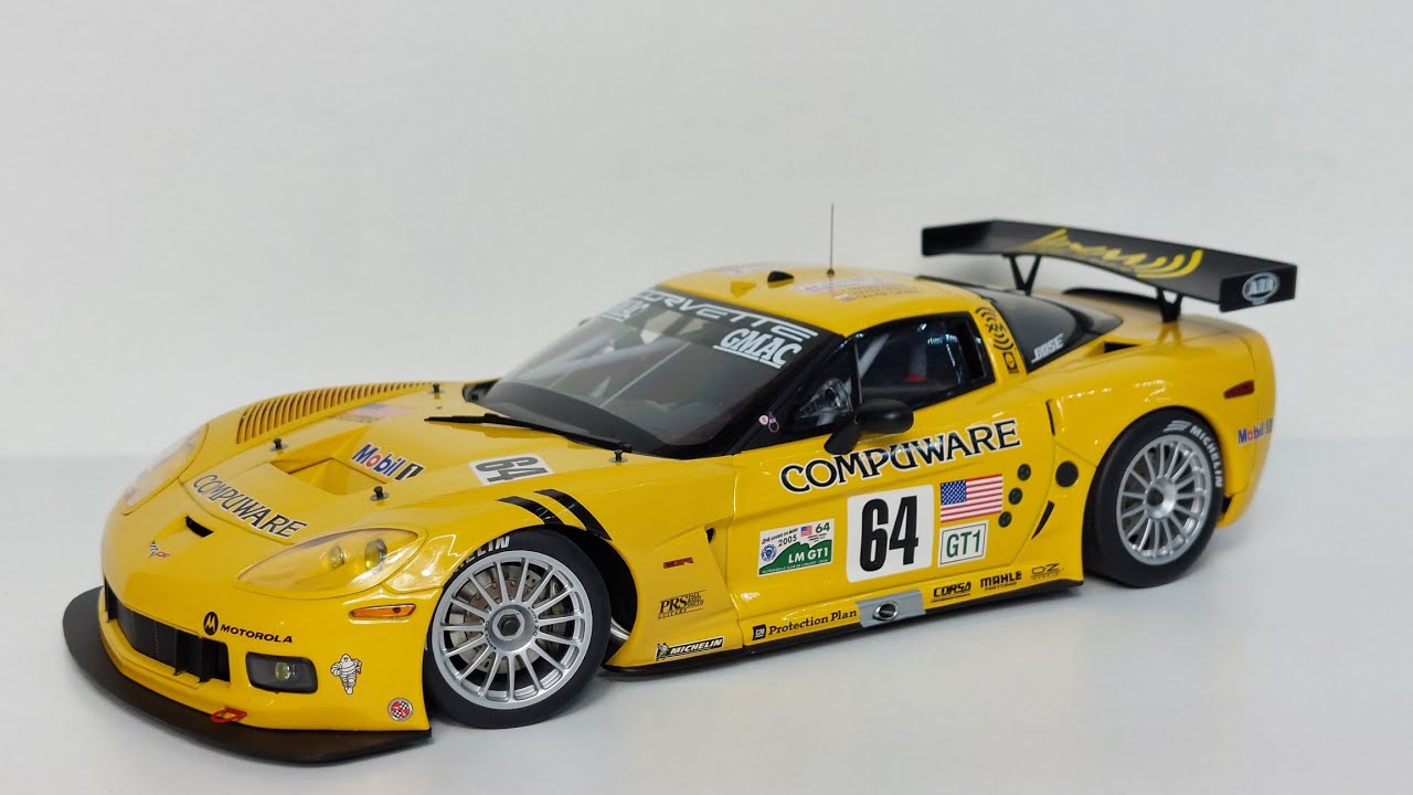 自動車 AutoArt Chevrolet CORVETTE LEMANS 1/18 Autoart 1:18 Chevrolet Corvette C6-R 24 Hours Le Mans 2005