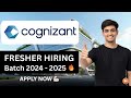 Cognizant Off-Campus Freshers Hiring 2026 🔥 | Analyst Trainee | Any 3-Year Degree | PAN India