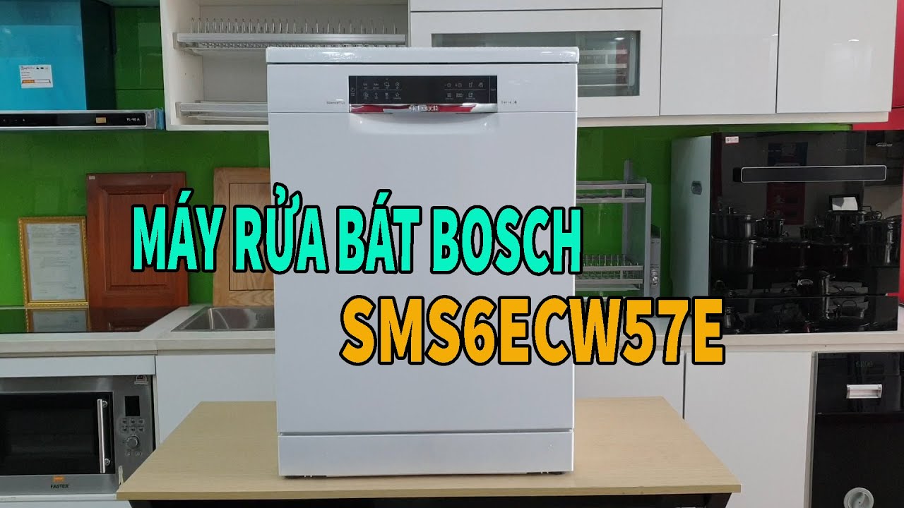 Máy Rửa Bát Bosch SMS6ECW57E | Nhập khẩu Đức |... - youtube