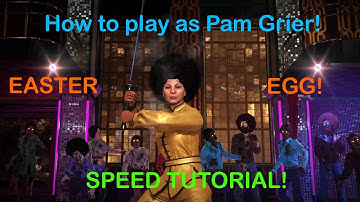 How to play as Pam Grier! SPEED TUTORIAL! Pam Grier Gameplay - Shaolin Shuffle Infinite Warfare