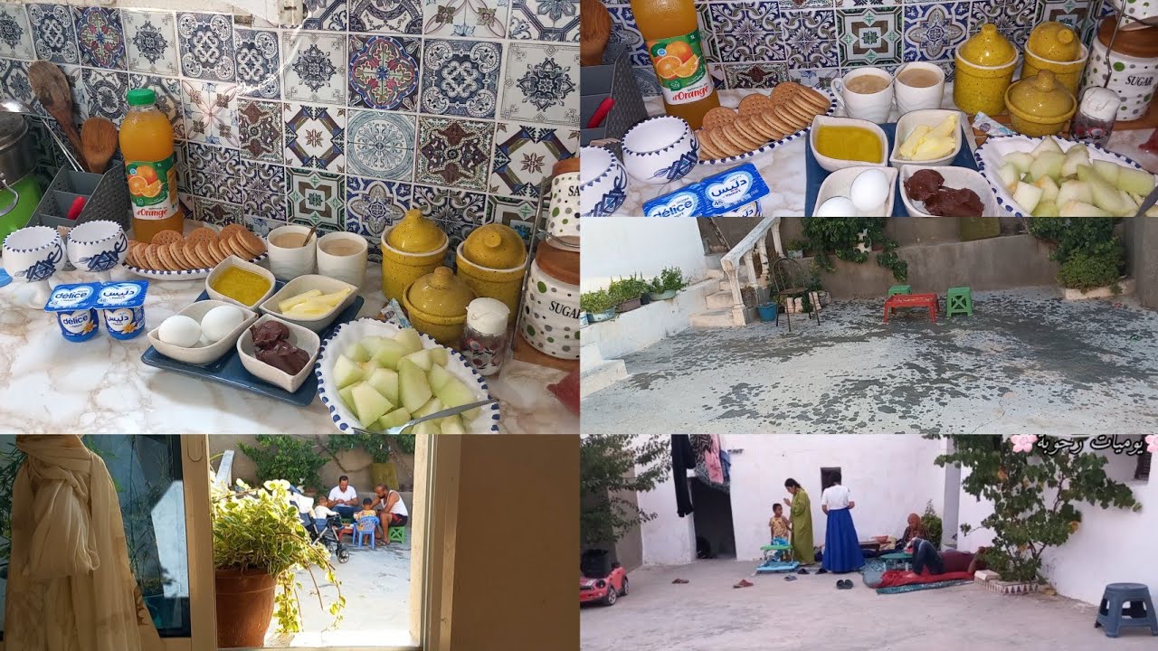 حضرت فطور صباح ملوكي لضيفنا🥰 عشوية سبت في دار حماتي مع سلفتها❤️ مذابيا داري ديمة معبية بالضياف😍