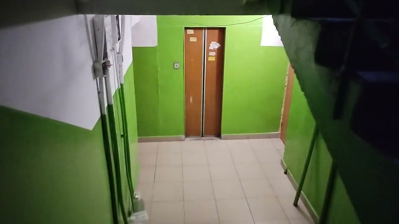 🌏Ульяновск! Лифт СамЛЗ-(1975 г) 320 кг, 0,71 м/с (@ ул. Хрустальная, 28, под-1)