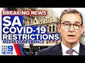 South Australia ramps up restrictions after second COVID-19 case | Coronavirus | 9 News Australia