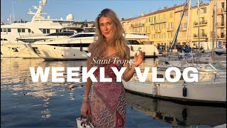 WEEKLY VLOG: St. Tropez, Cedric Grolet, last vacation before my final exams 🧘🏼‍♀️🐚🐬