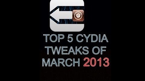 My Top 5 Cydia tweaks for iOS 6