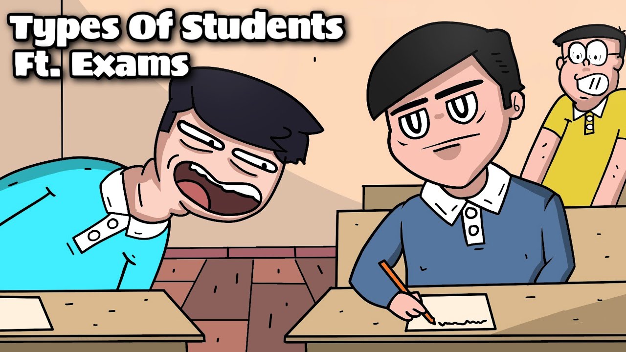 Examination Animation Types Of Students During Exams | Animated video - YouTube