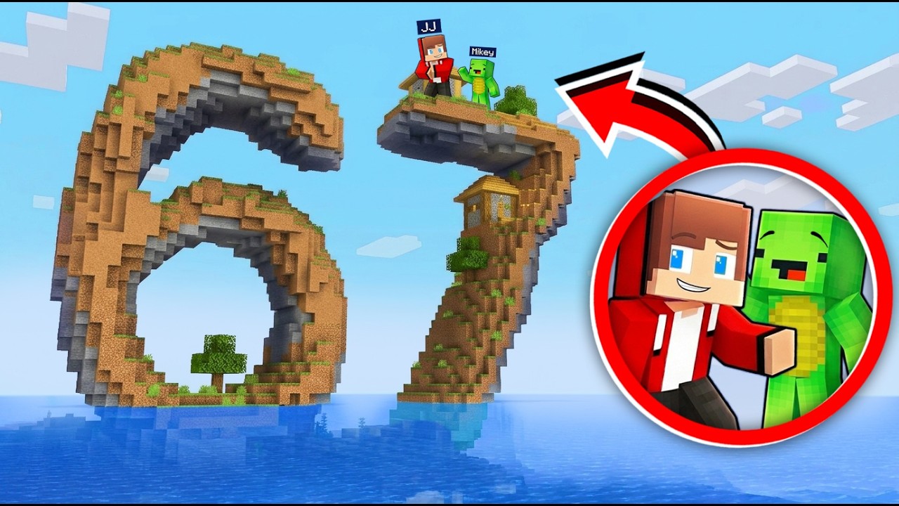 JJ and Mikey found a strange 67 Brainrot SEED Map!? Minecraft - Maizen ...