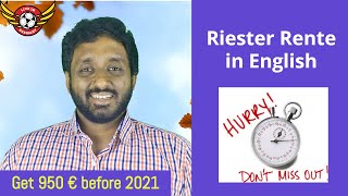 Riester Rente Explained In English Germany Insurance Series