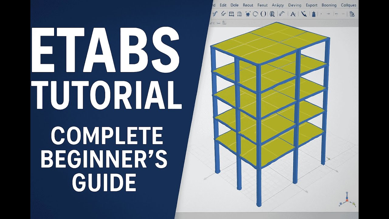 ETABS Tutorial 2025 | Complete Building Design from Start to Finish (Class-1)