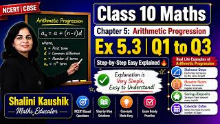 Class X  Arithmetic Progression -Ex 5.3-Q1 to 3
