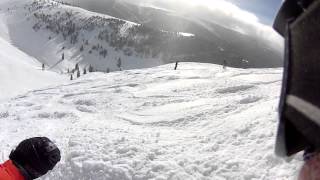 Skiing Vail Back Bowls on Jan 9, 2014