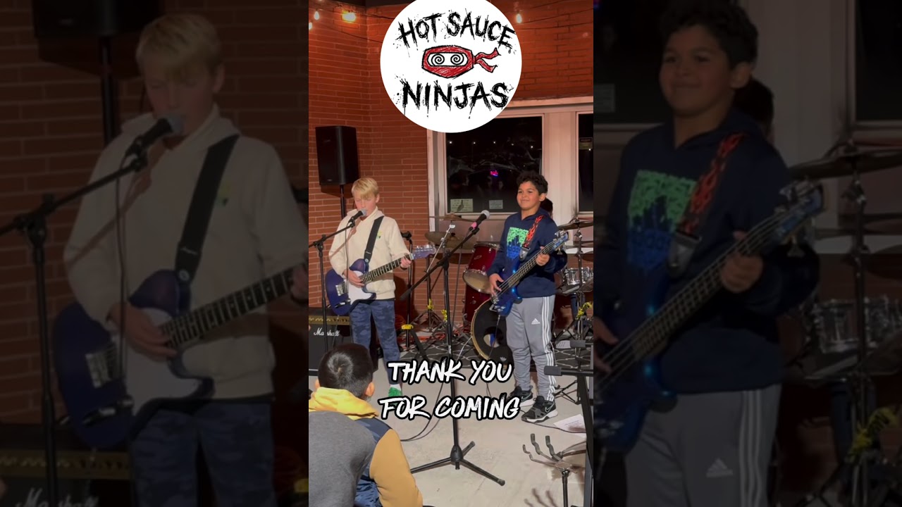 Meet Hot Sauce Ninjas. Kid Pop Punk band from NJ