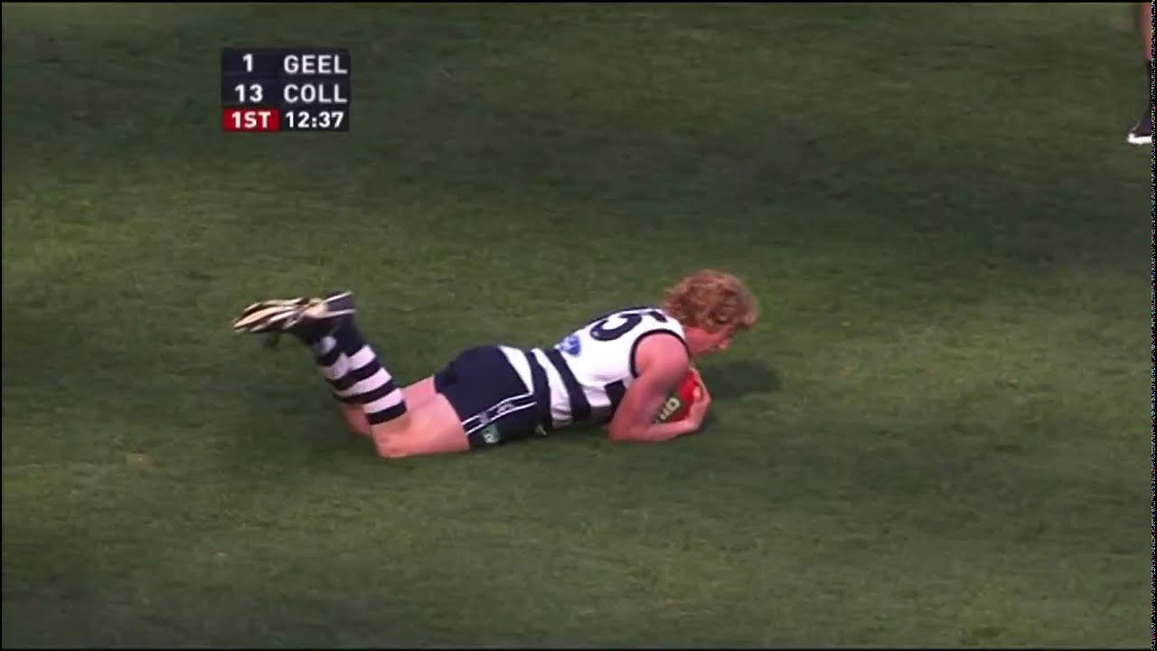 Round 15 Collingwood Geelong 2007 Matthew Scarlett Cameron Ling