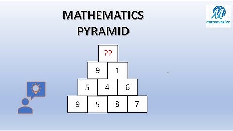 Mathematics Pyramid | Maths Puzzles | Puzzles| Easy Trick