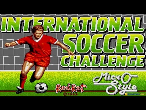 International Soccer Challenge gameplay (PC Game, 1990)