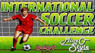 International Soccer Challenge gameplay (PC Game, 1990) screenshot 5