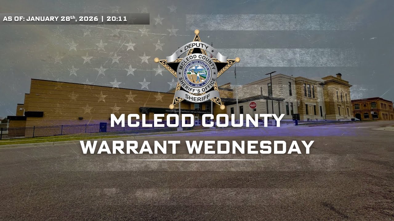 McLeod County Warrant Wednesday | January 27th, 2026