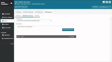How to use the Retweet Tool in Mass Planner