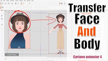 Transfer Face and body -  cartoon animator 4 Tutorial