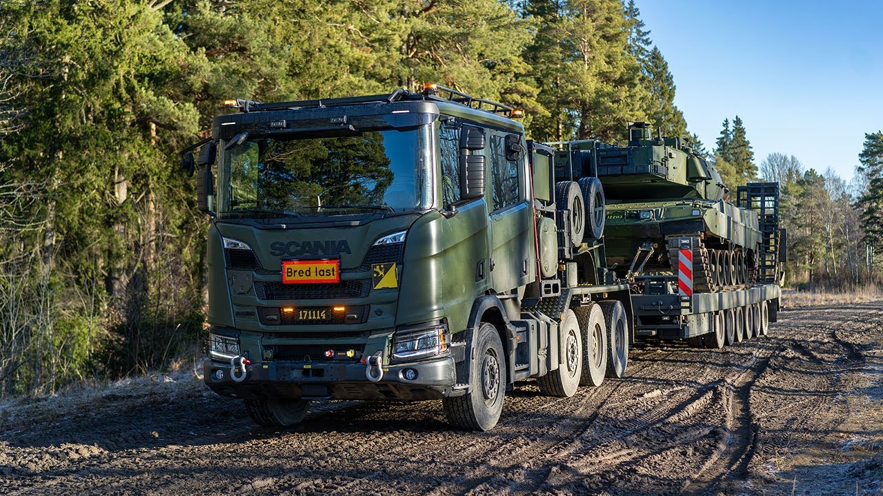 Sveriges nya stridvagnsdragare