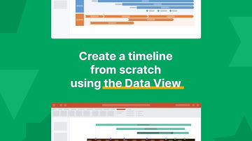 Create a timeline from scratch using the Data View | Office Timeline Add-in Fundamentals