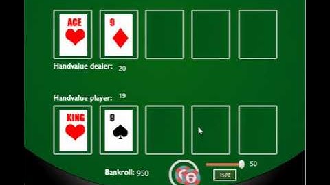 C++ Qt Blackjack game by Tom van Brienen