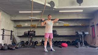 Front Rack Elbow Rotations