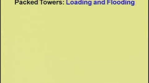 Mod-03 Lec-04 Packed Tower